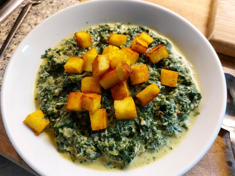 Saag paneer